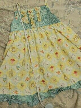 Missie Moosie Girls Dress Sz 9/10